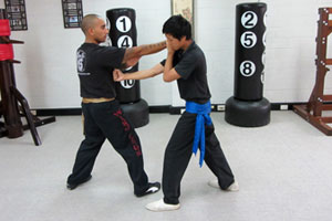 Wing Chun Kung Fu Men training